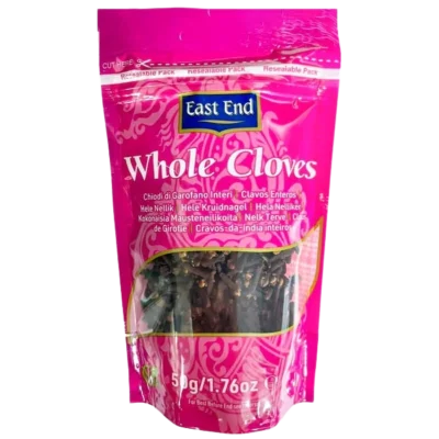 east end long whole cloves 50gm