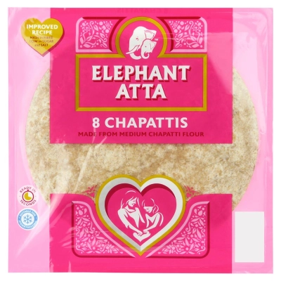 elephantchapattireadymade8pcs