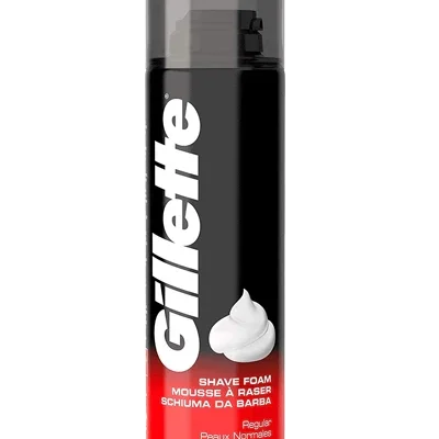 gillette regular shaving foam 200ml