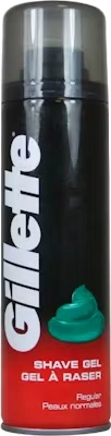 gillette regular shaving gel 200ml