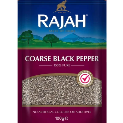 rajah black pepper coarse 100gm