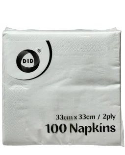 serviettespapernapkins2ply33x33cm100pcs