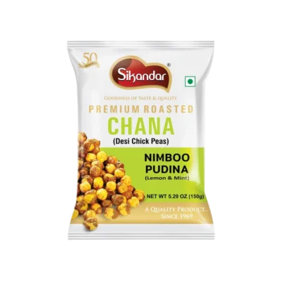 sikandar roasted chana nimbu pudina 150gm