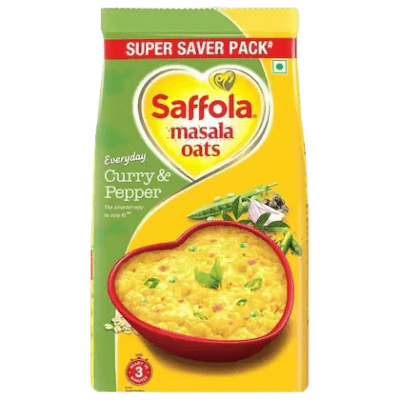 saffola oats curry & pepper masala 500gm