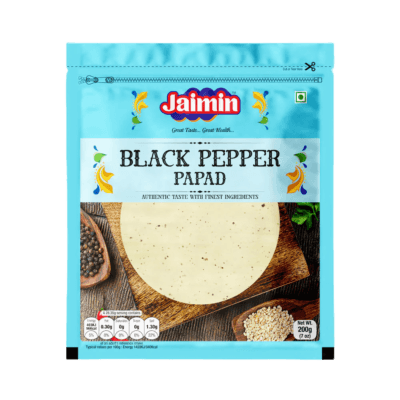 jaimin black pepper papad