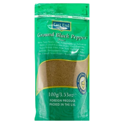 east end ground black pepper fine 100gm